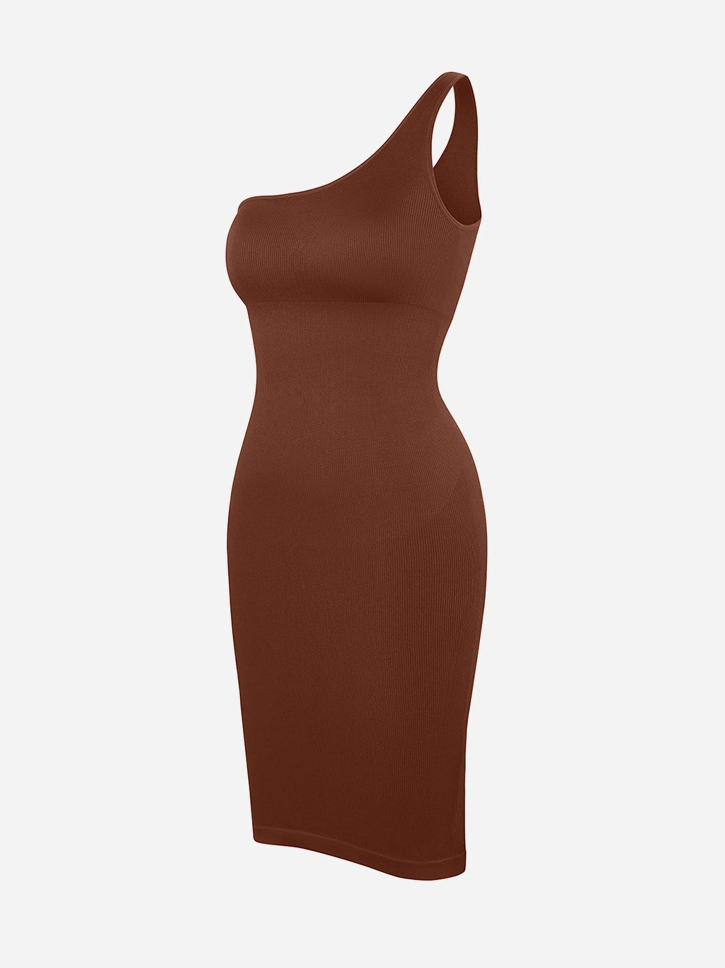 Feelingirl One-Shoulder Shaper Dress with Built-In Bra