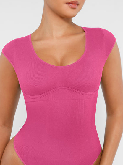 Feelingirl Bodysuit Tummy Control Shapewear Body Shaper Jumpsuit Top Going Out Shirt