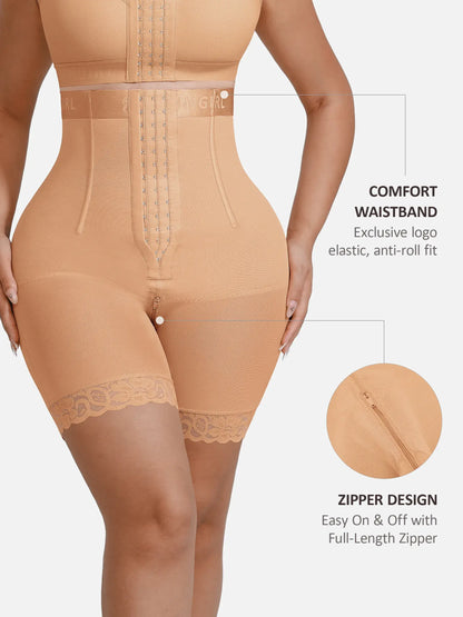 Feelingirl Steel-Boned High-Waist Shaper