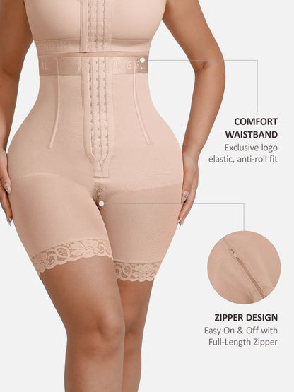 Feelingirl Steel-Boned High-Waist Shaper