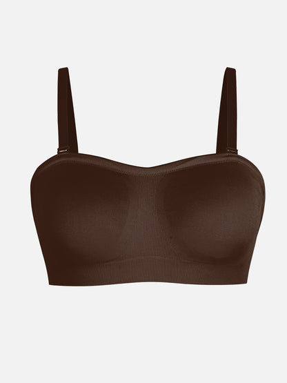 Feelingirl Seamless Anti-Slip Bandeau Bra