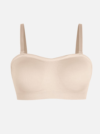 Feelingirl Seamless Anti-Slip Bandeau Bra