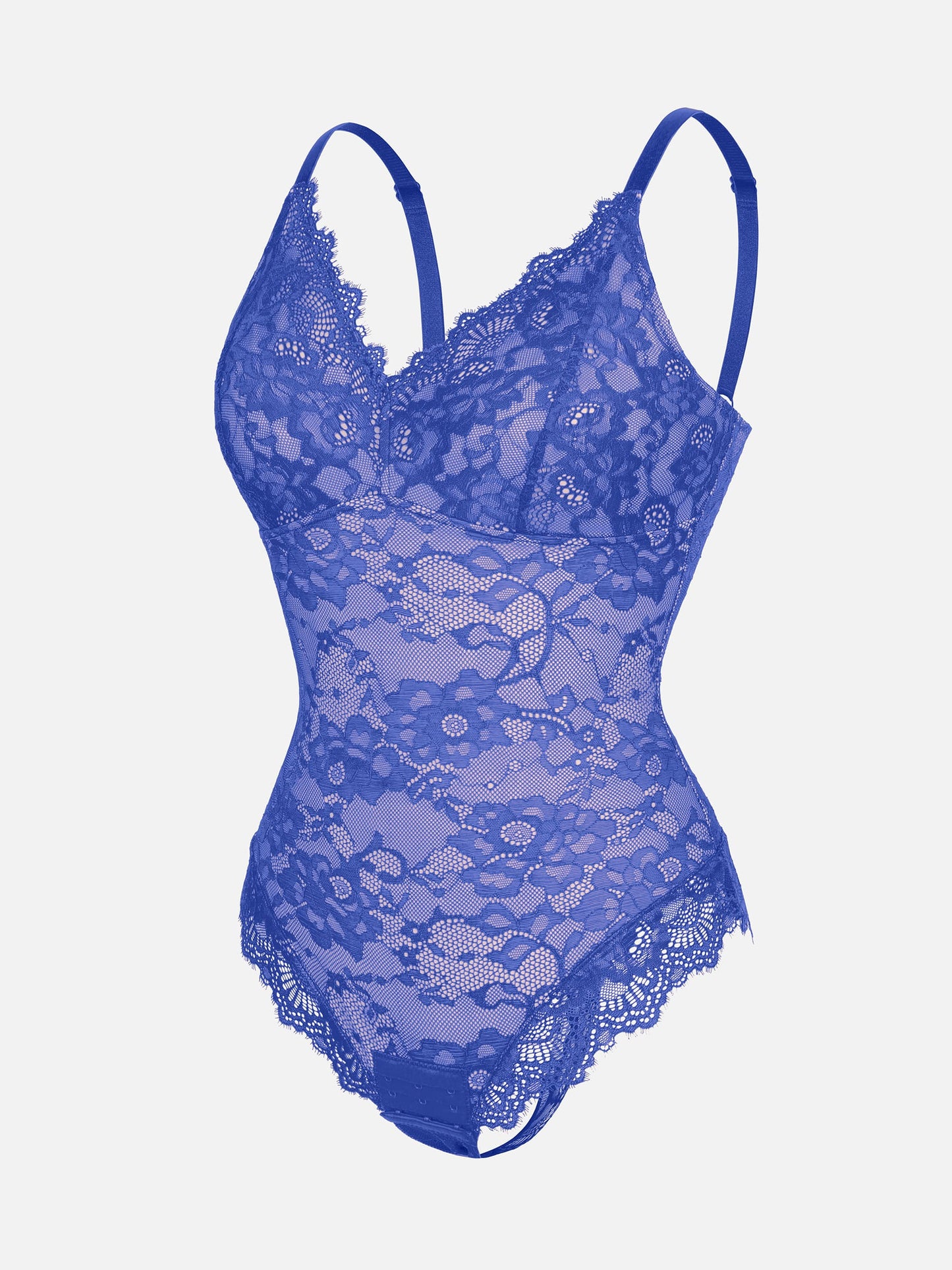 Feelingirl Lace V Neck Full Bodysuit