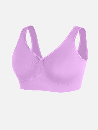 Feelingirl No Underwire Wide Straps Everyday Bra