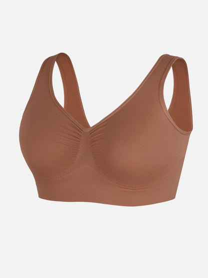 Feelingirl No Underwire Wide Straps Everyday Bra