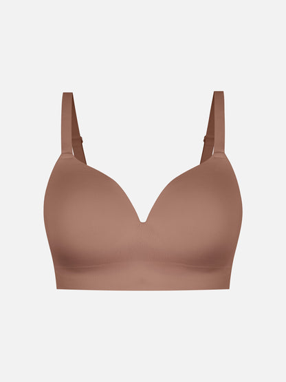 Feelingirl Wireless Push-Up Bra & Seamless Tummy Control Brief Set