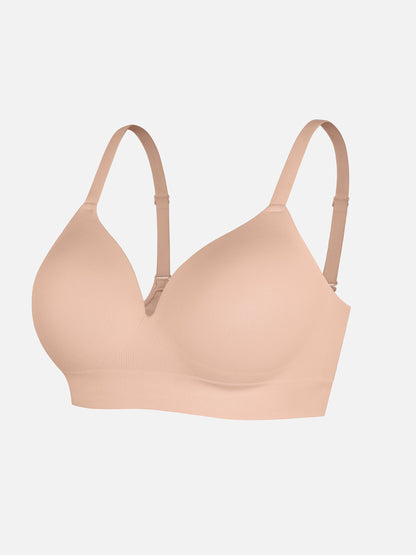 Feelingirl Wireless Push-Up Seamless Full Coverage Bra Bundle