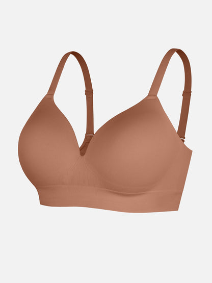 Feelingirl Wireless Push-Up Seamless Full Coverage Bra Bundle