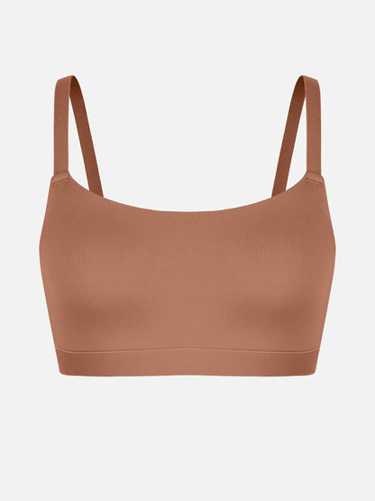 Feelingirl Everyday Wireless Invisible Square Neck Bra