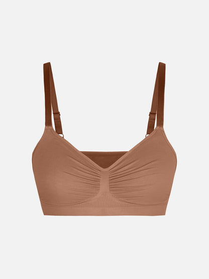 Feelingirl Wireless Bra & Seamless Tummy Control Brief Set