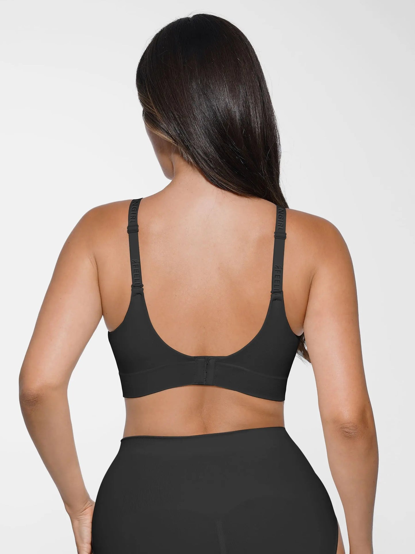 Feelingirl Wireless Adjustable Push-Up Full Coverage Bra