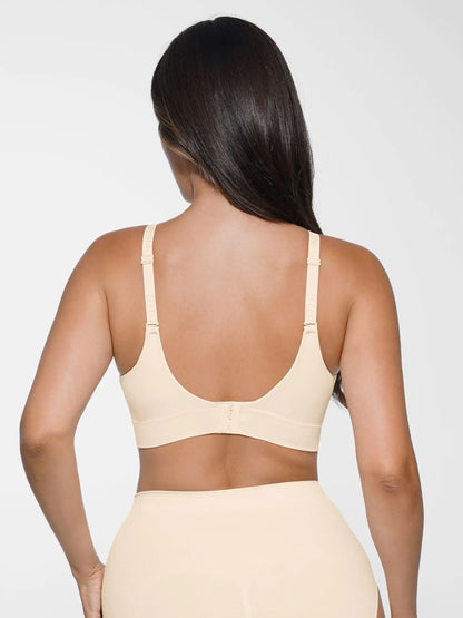 Feelingirl Wireless Adjustable Push-Up Full Coverage Bra