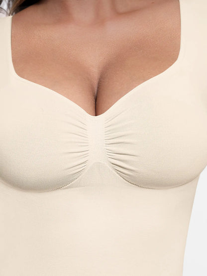 Feelingirl Seamless Long-Sleeve Everyday Shaper Top