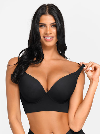Feelingirl Adjustable Underwire Push-Up Bra