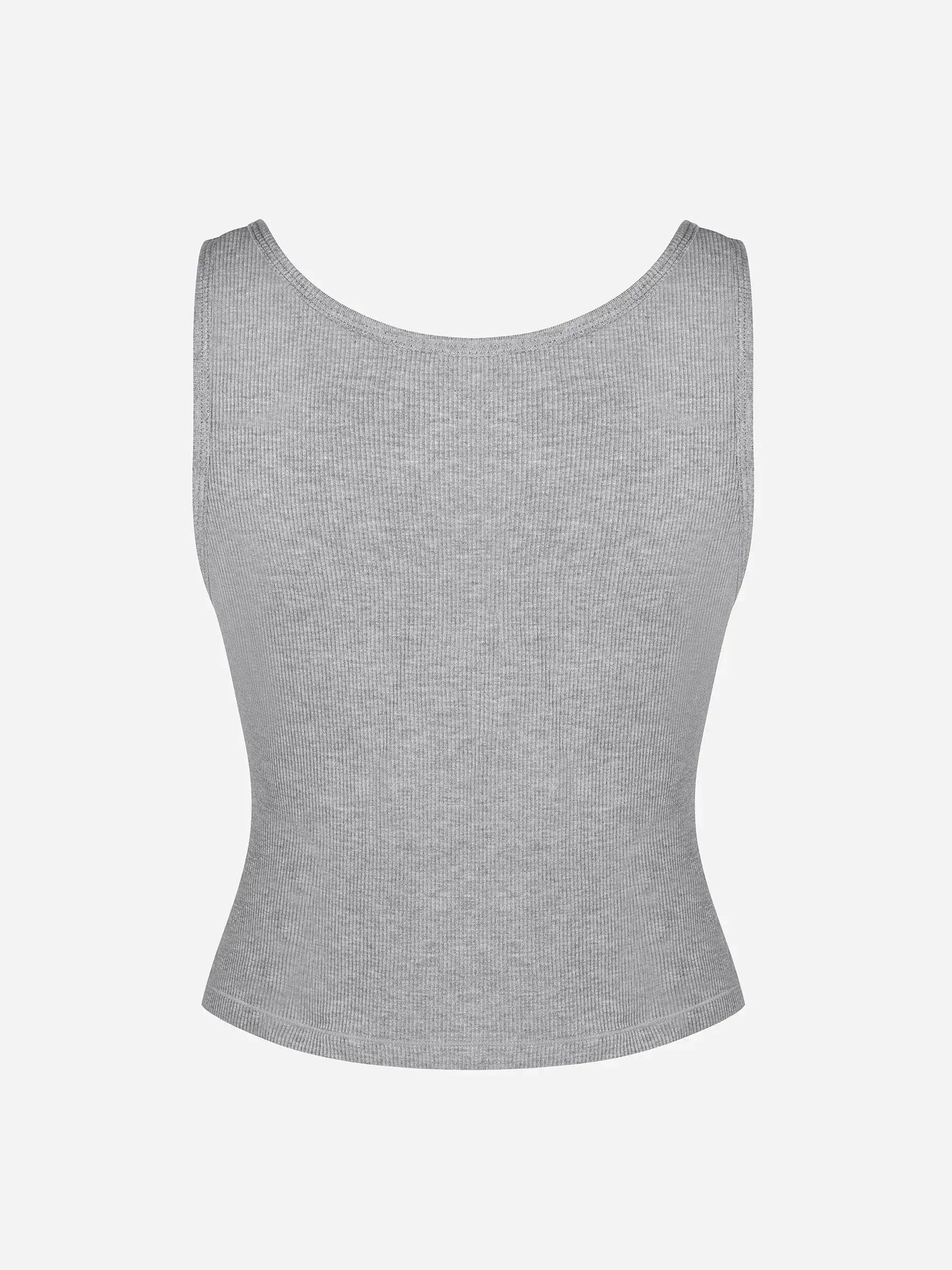 Feelingirl Breathable Ribbed Sleeveless Tank Top