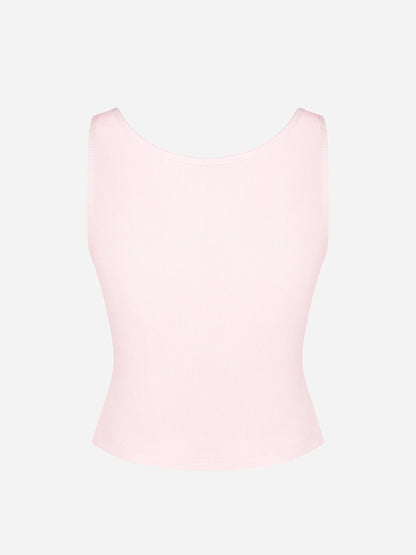 Feelingirl Breathable Ribbed Sleeveless Tank Top