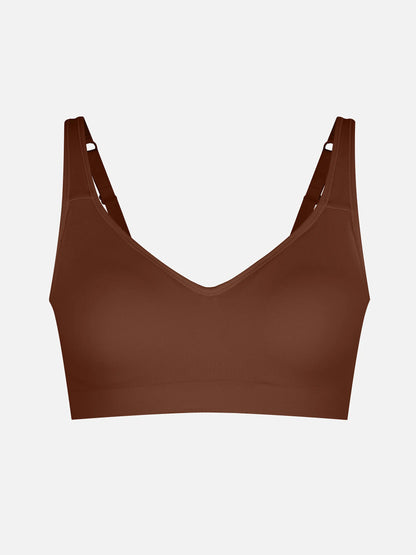 Feelingirl Built-in Soft Cups Full Coverage Wireless Bra