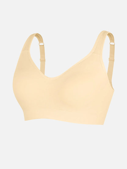 Feelingirl Built-in Soft Cups Full Coverage Wireless Bra