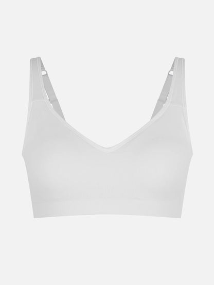 Feelingirl Built-in Soft Cups Full Coverage Wireless Bra