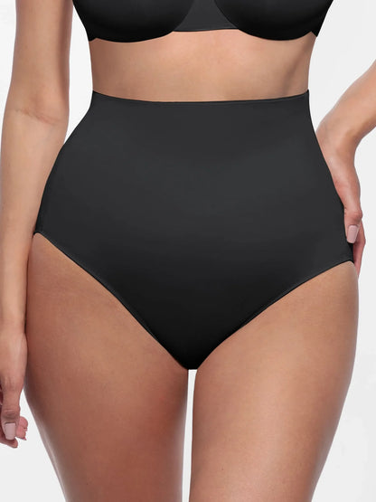 Feelingirl Built-in Elastic Mid-Waist Shaping Panties