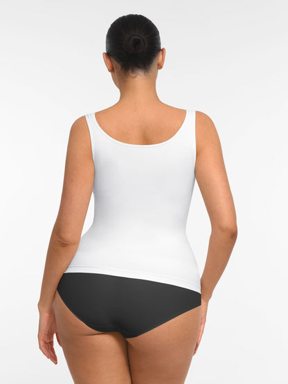 Feelingirl Bust Support Waist and Abdomen Control Shape  Wide Straps Tank Top