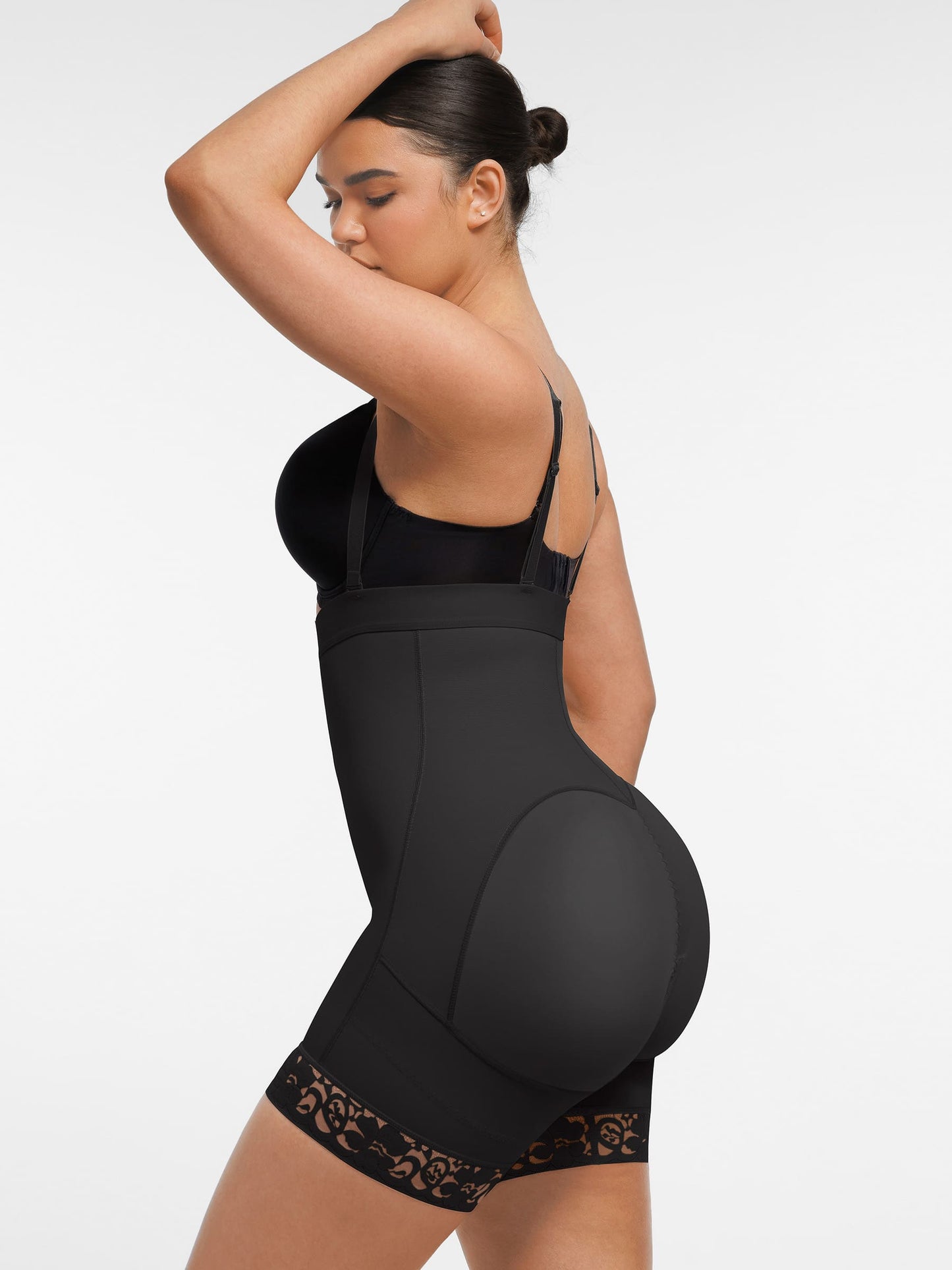 Feelingirl Butt Lifting Body Shaper with Zip Crotch Smooth Tummy Control