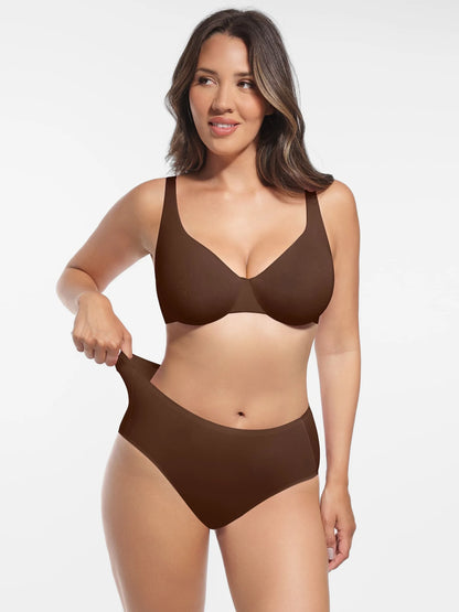 Feelingirl Cloud-Like Mid-Waist Brief Panties