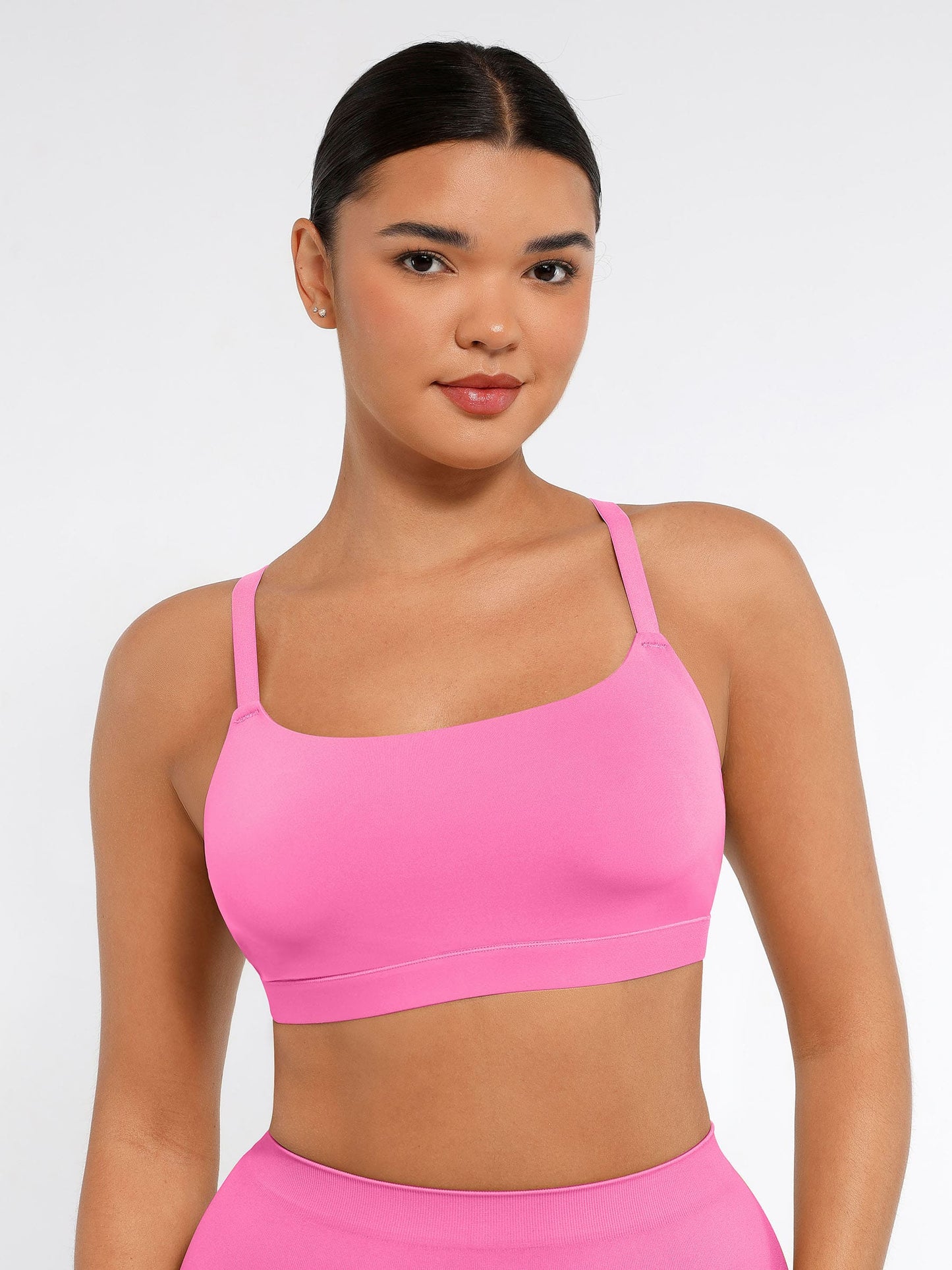 Feelingirl Everyday Wireless Invisible Square Neck Bra