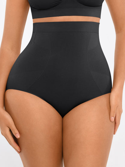 Feelingirl High-Waisted Tummy Control Seamless Shapewear Briefs