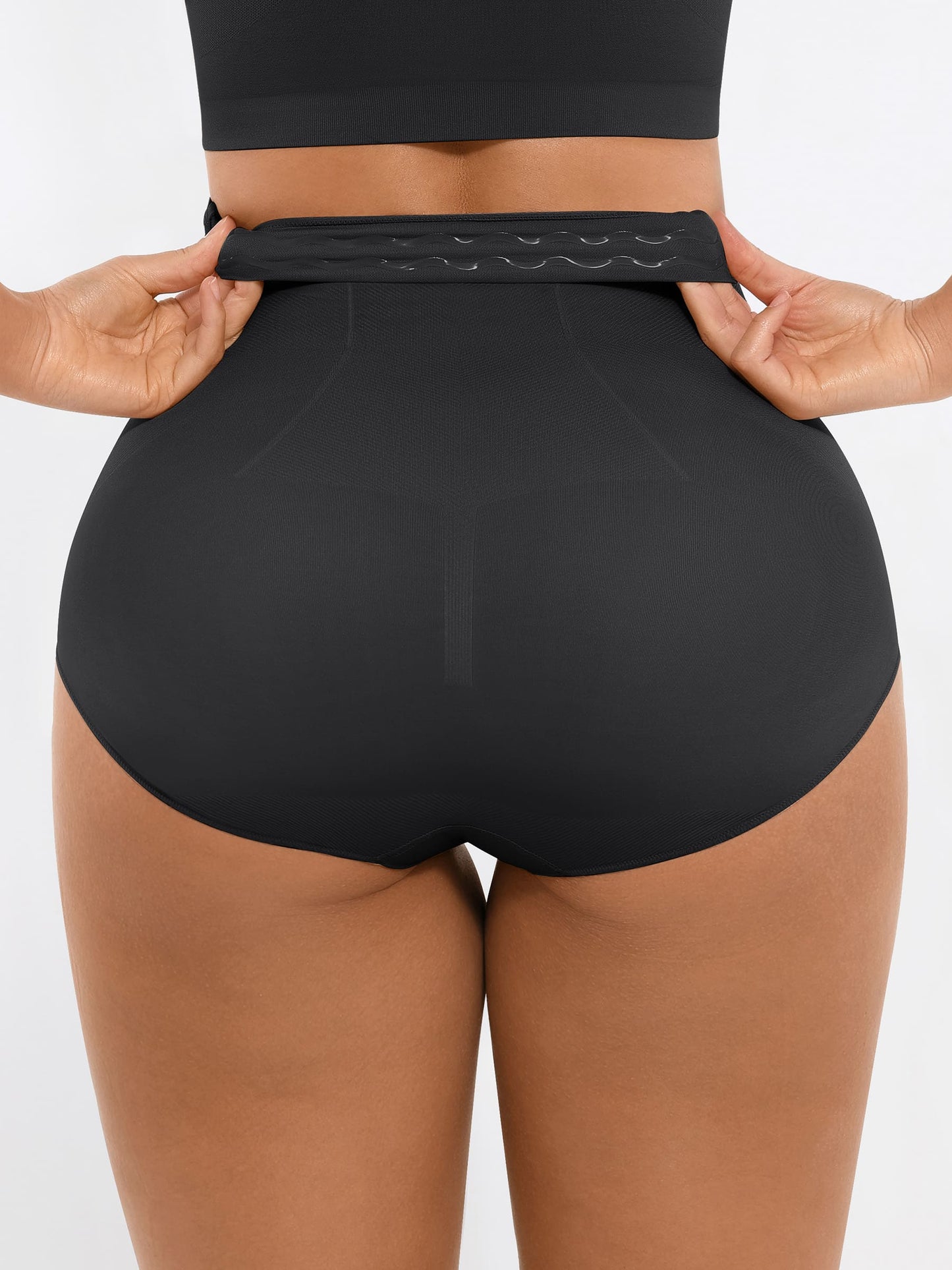 Feelingirl High-Waisted Tummy Control Seamless Shapewear Briefs