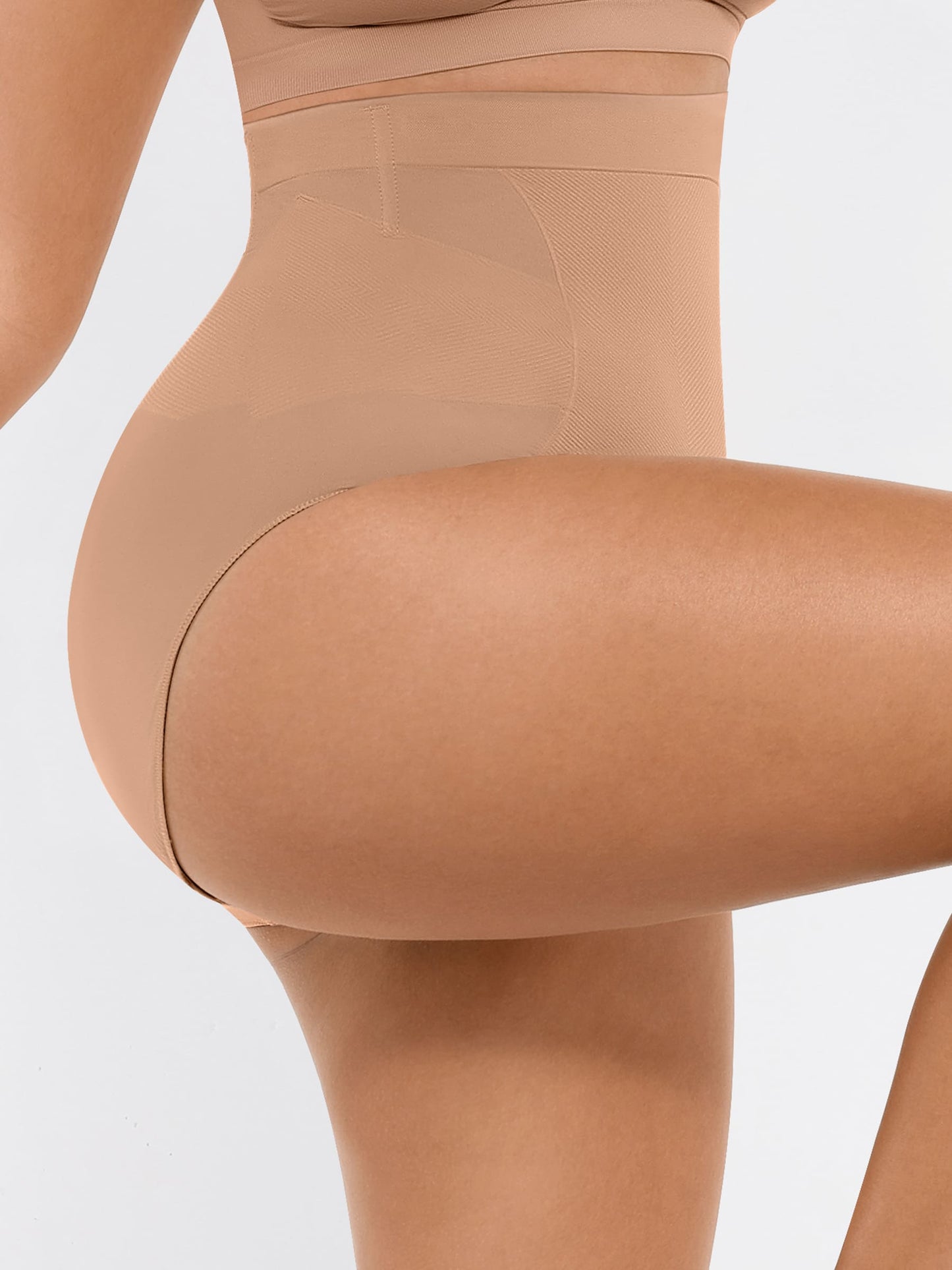 Feelingirl High-Waisted Tummy Control Seamless Shapewear Briefs