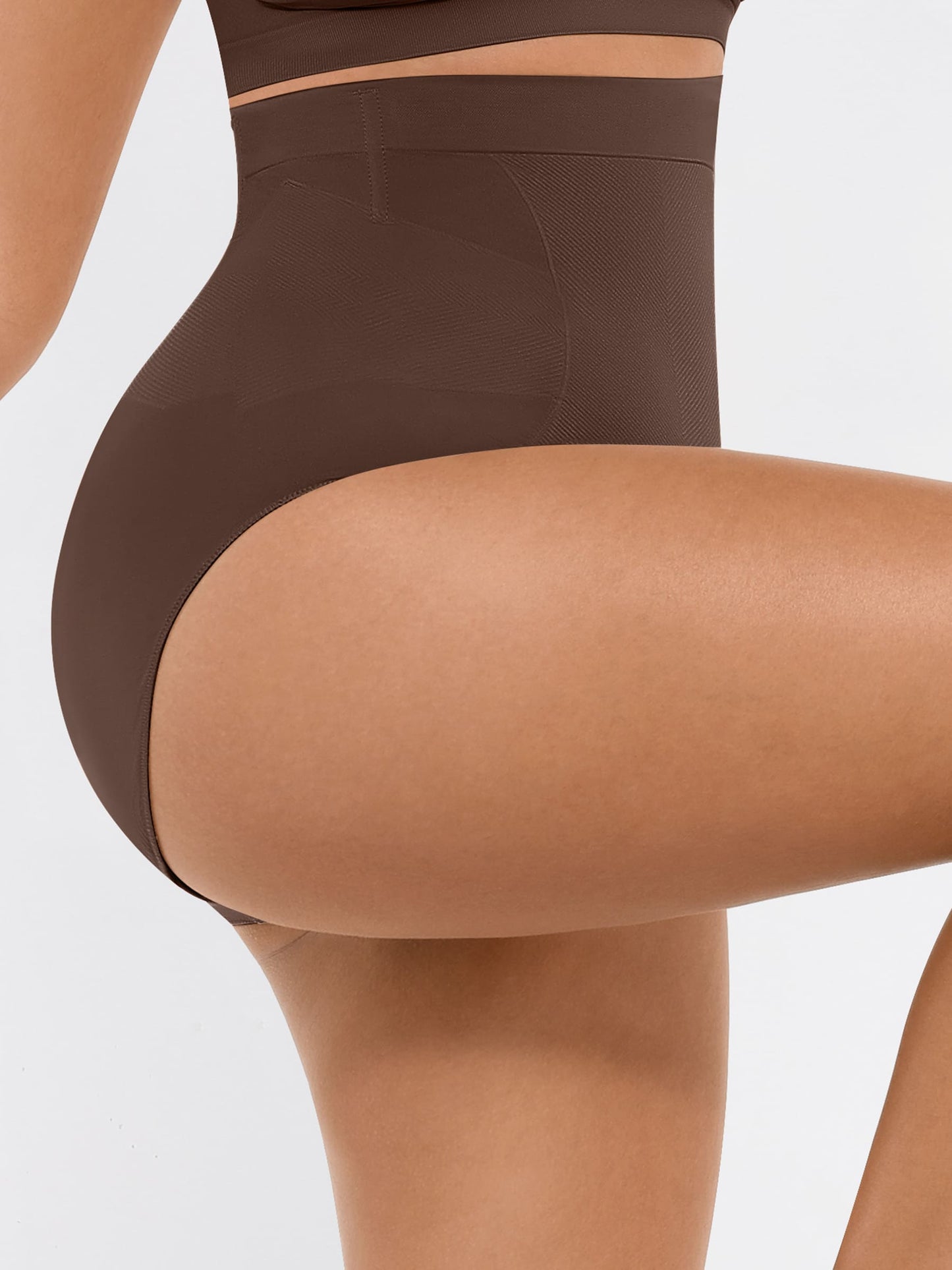 Feelingirl High-Waisted Tummy Control Seamless Shapewear Briefs