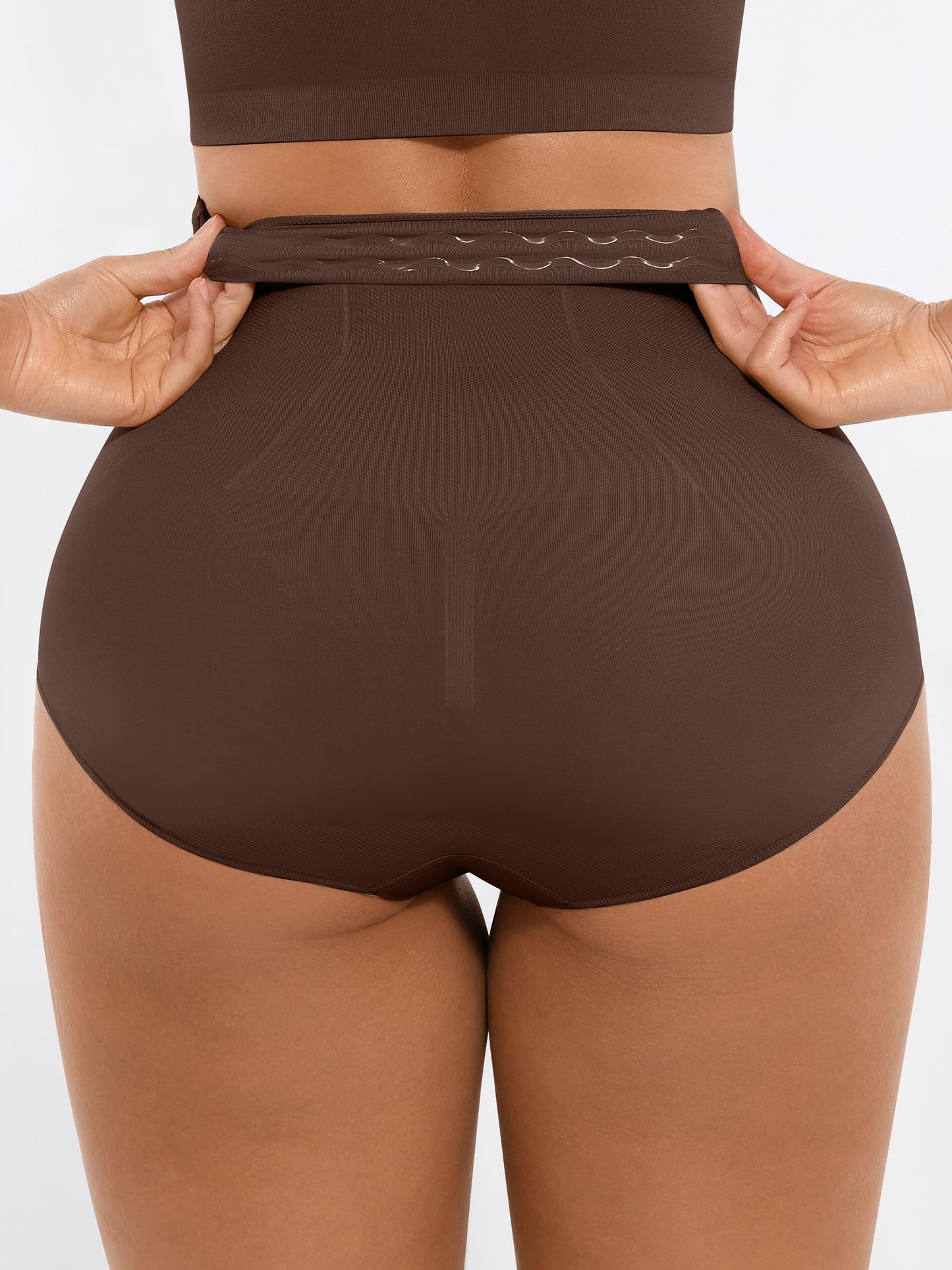 Feelingirl High-Waisted Tummy Control Seamless Shapewear Briefs