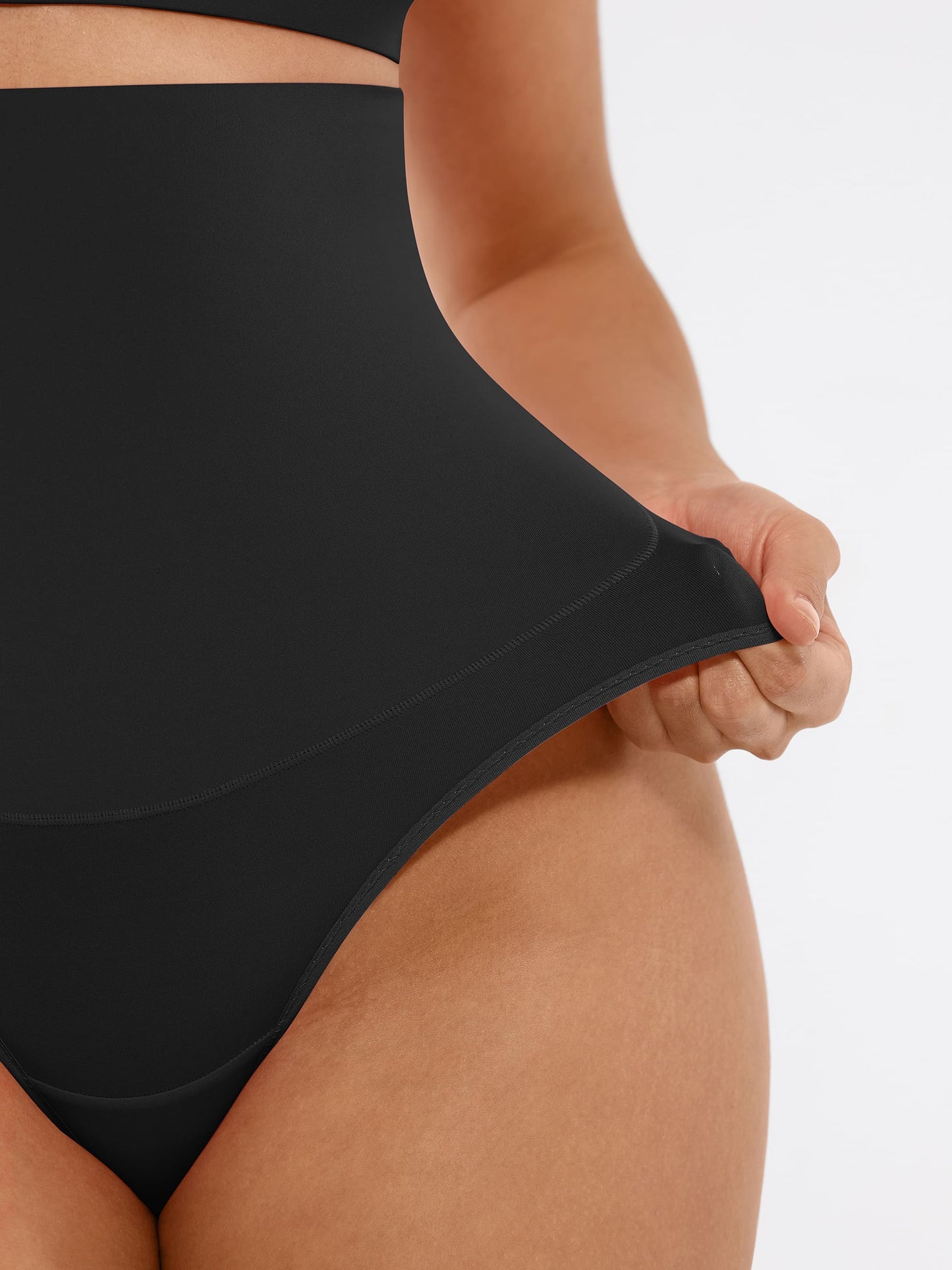 Feelingirl Mid-Waisted Thong Tummy Control Shaper Panties