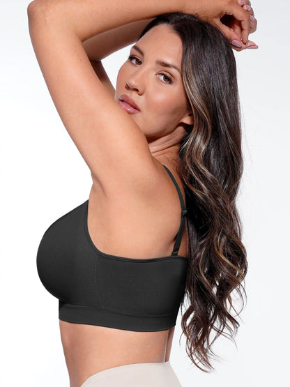 Feelingirl No Underwire Seamless Lace Everyday Bra