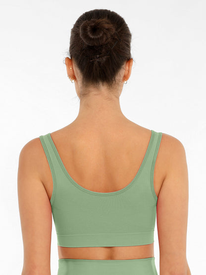 Feelingirl No Underwire Wide Straps Everyday Bra