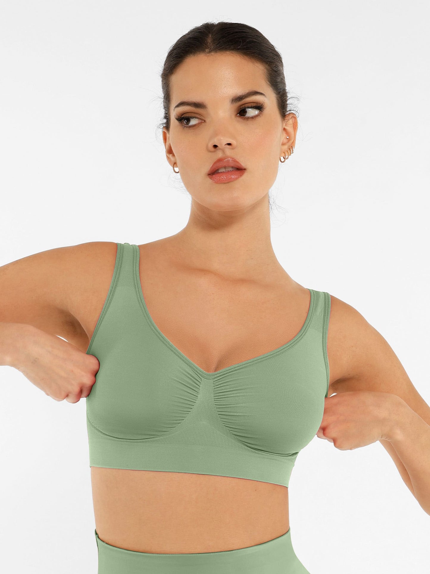 Feelingirl No Underwire Wide Straps Everyday Bra