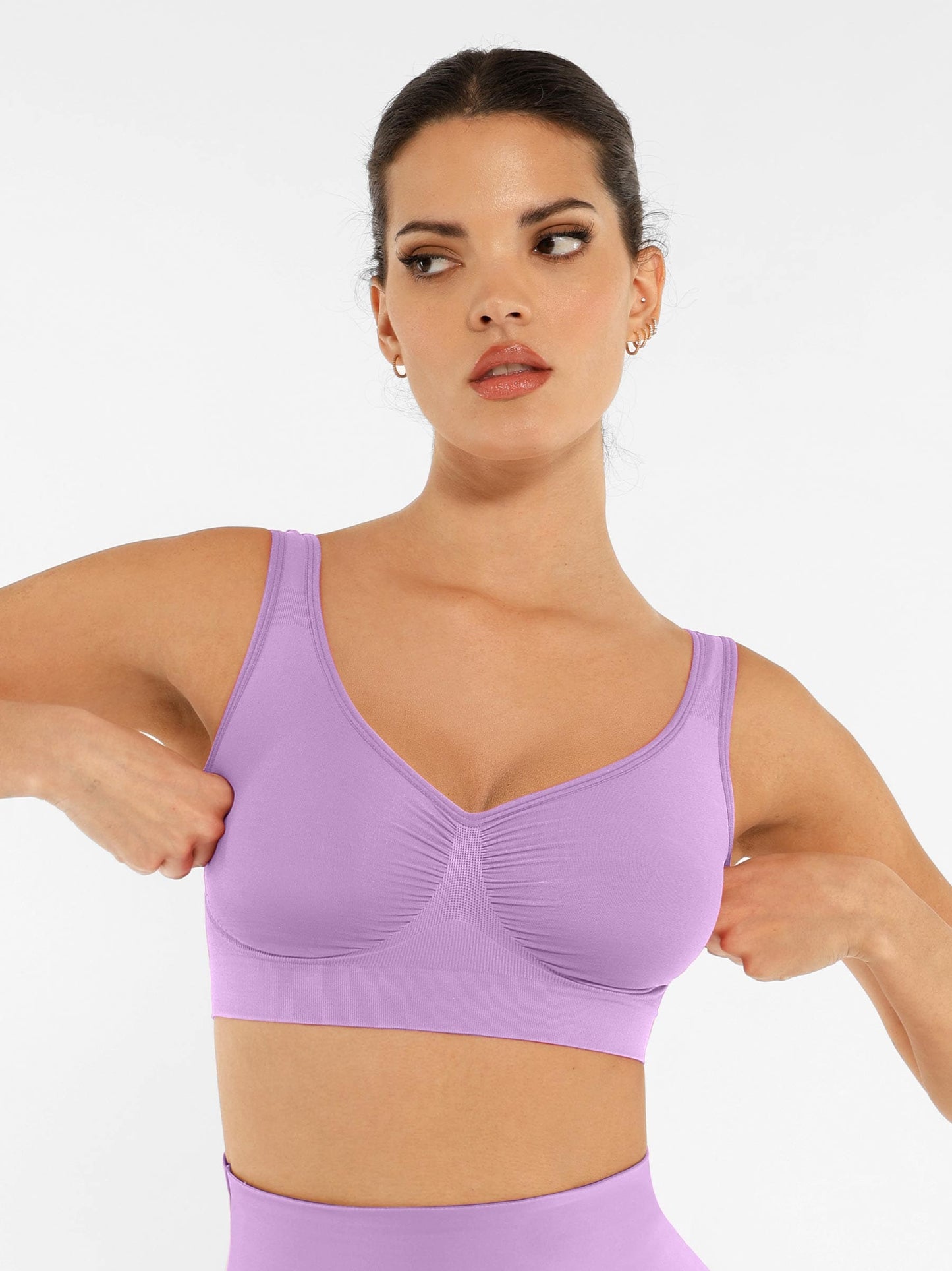 Feelingirl No Underwire Wide Straps Everyday Bra