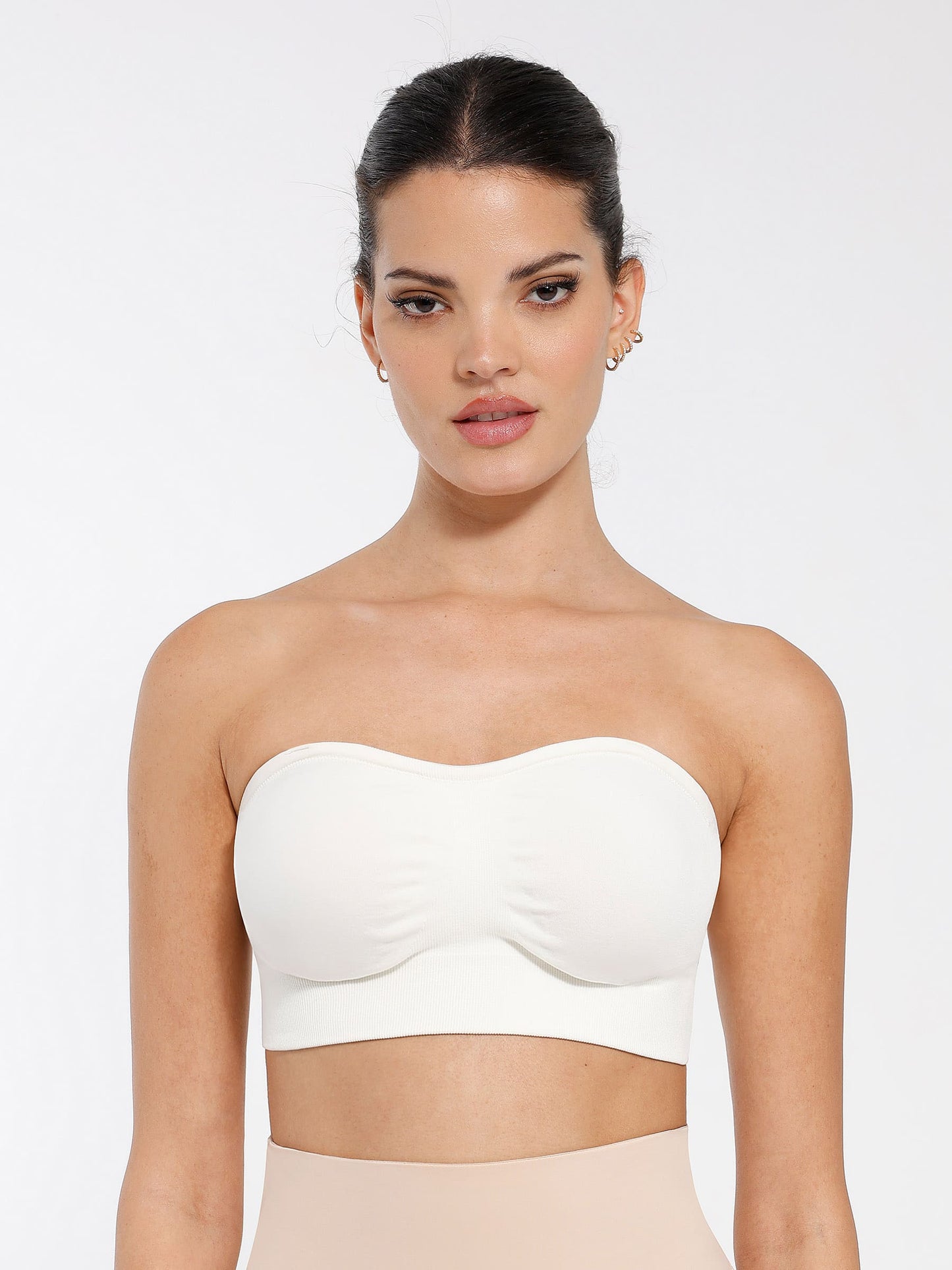 Feelingirl Seamless Anti-Slip Bandeau Bra