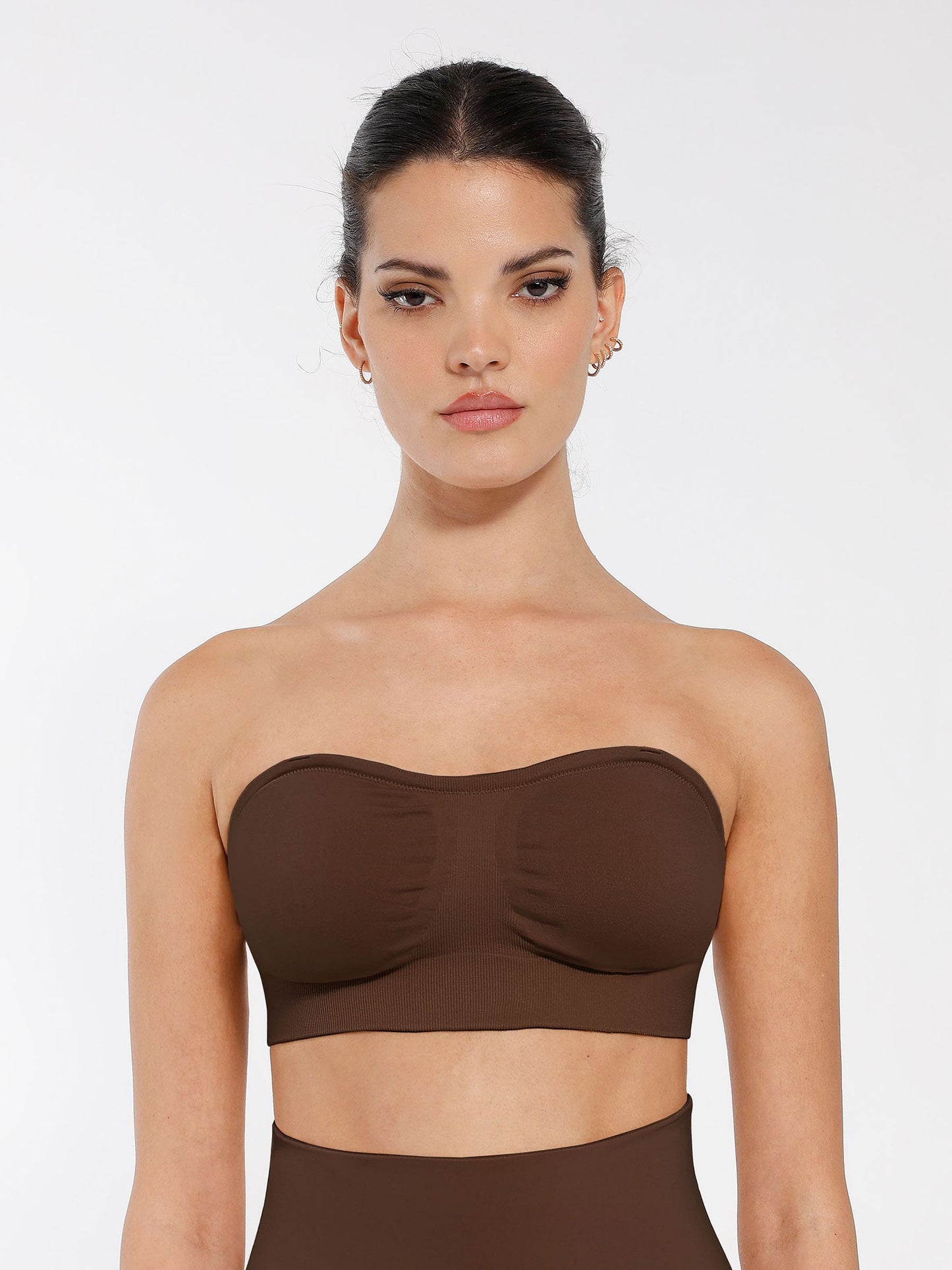 Feelingirl Seamless Anti-Slip Bandeau Bra