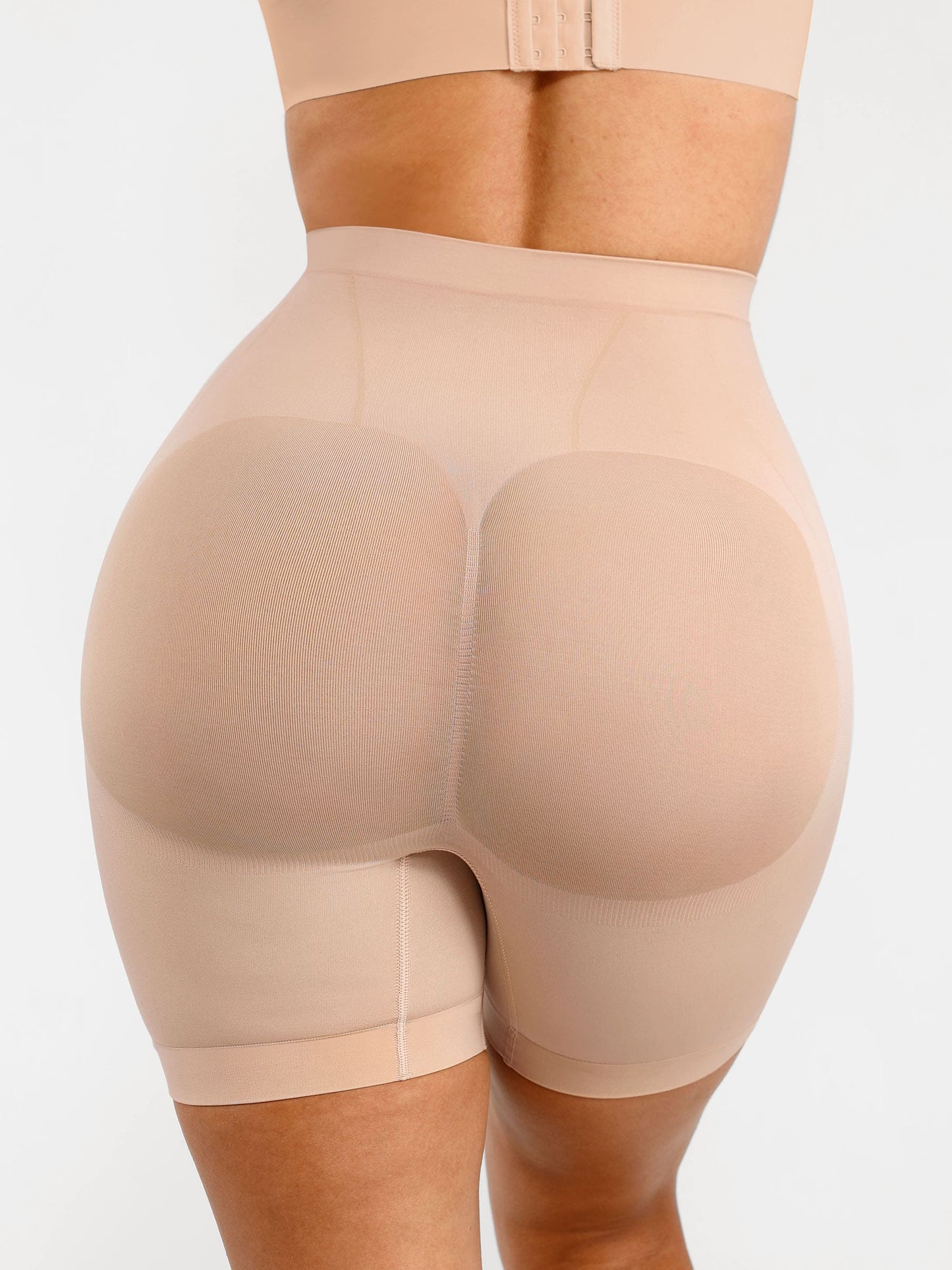 Feelingirl Seamless Comfort Mid Waist Tummy Control Panties Shaping Shorts