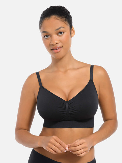 Feelingirl Seamless Everyday Bra with Built-In Soft Padding