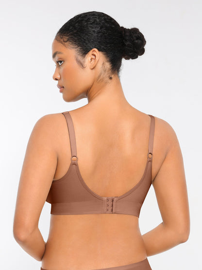 Feelingirl Seamless Everyday Bra with Built-In Soft Padding