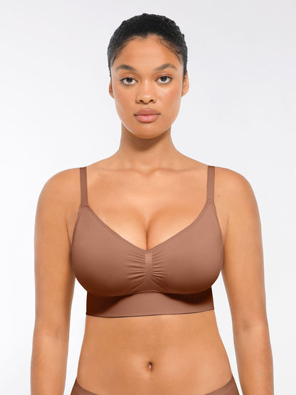 Feelingirl Seamless Everyday Bra with Built-In Soft Padding