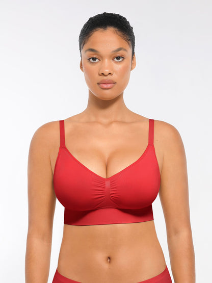 Feelingirl Seamless Everyday Bra with Built-In Soft Padding