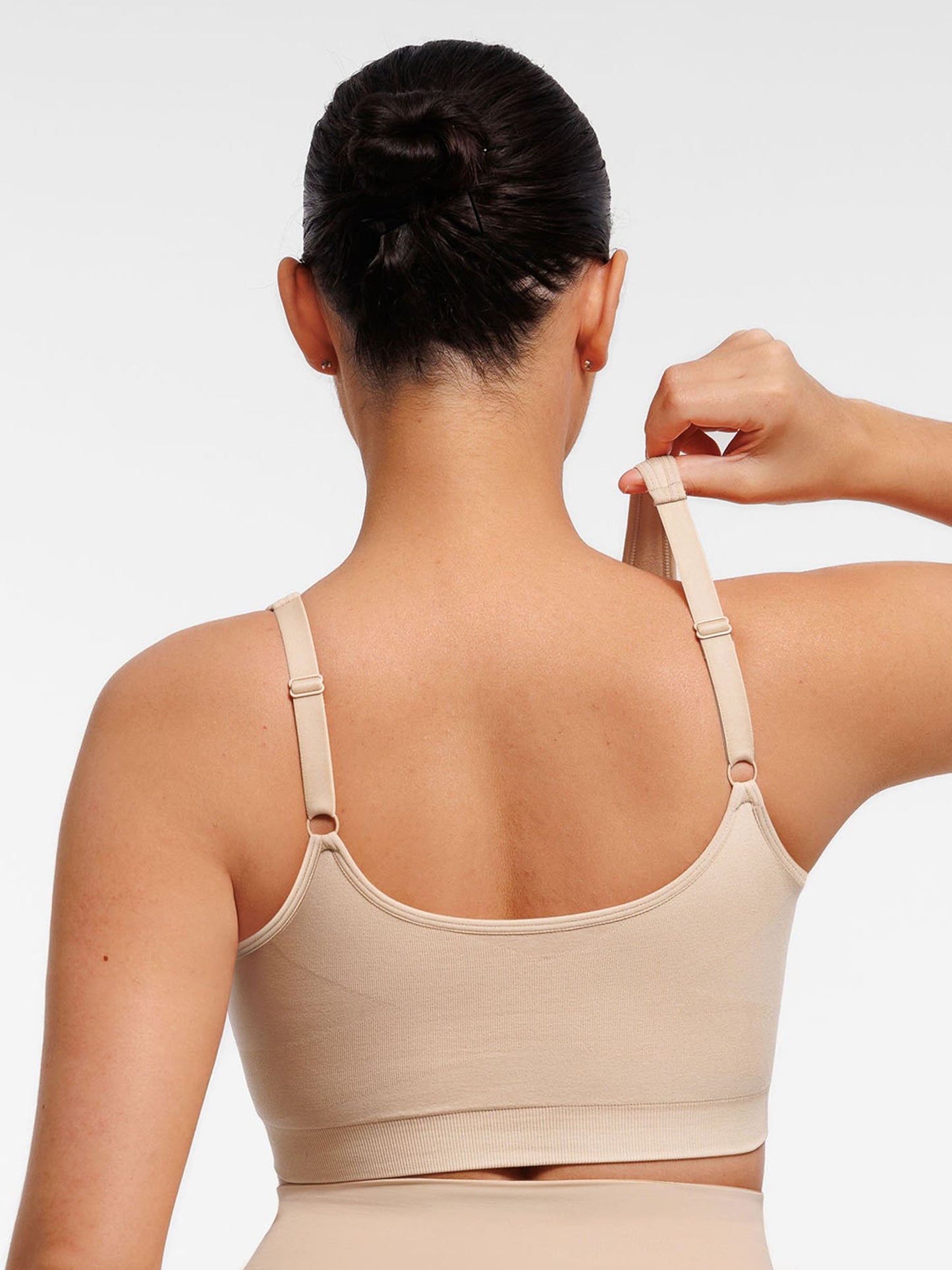 Feelingirl Seamless Front-Opening Zipper Bra