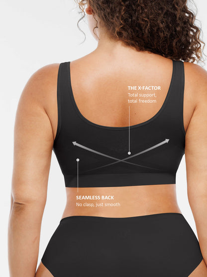 Feelingirl No Underwire Wide Straps Everyday Bra
