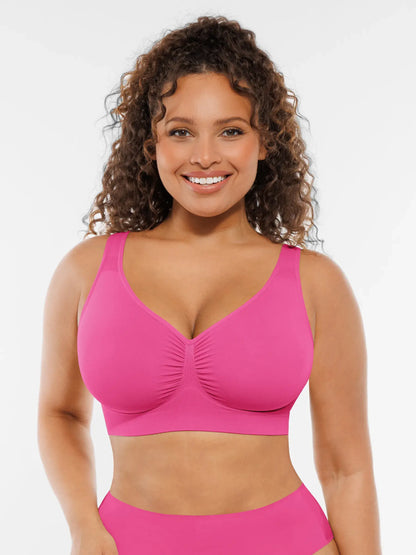 Feelingirl No Underwire Wide Straps Everyday Bra Bundle