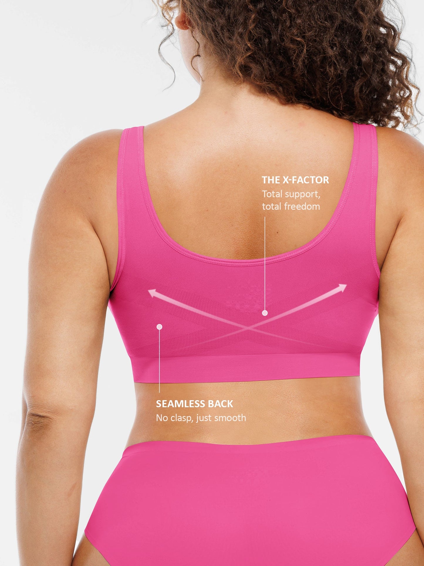 Feelingirl Seamless No Underwire Full Coverage Bra