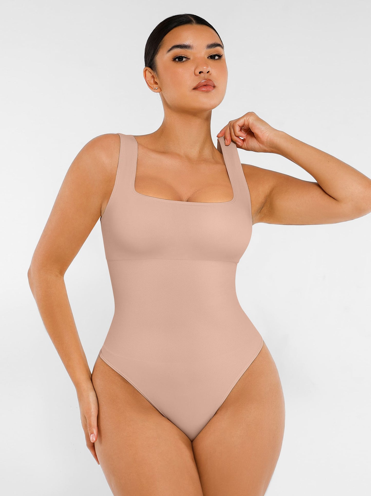 Feelingirl Seamless Shapewear Thong Bodysuit